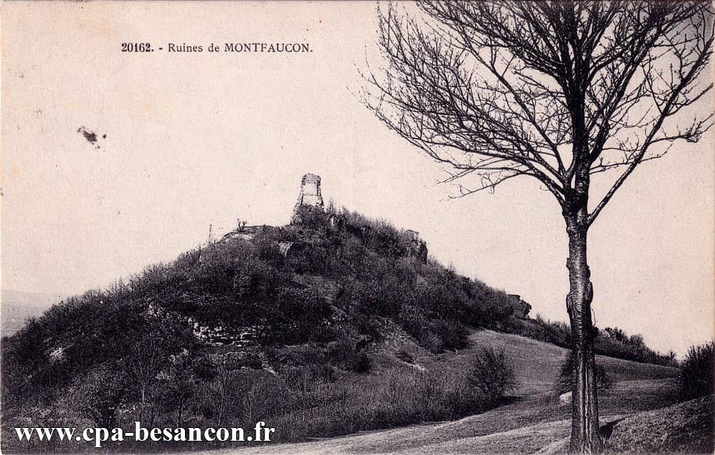 20162. - Ruines de MONTFAUCON.